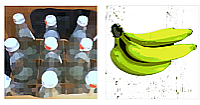 Grafik mit Banane und Mehrweg-Getränkekasten Grafik mit Banane und Mehrweg-Getränkekasten