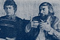 Trainer Rehhagel (links), Zwerenz