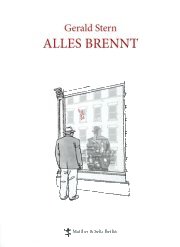 Gerald Stern | Alles Brennt