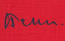 Gottfried Benn | Signatur