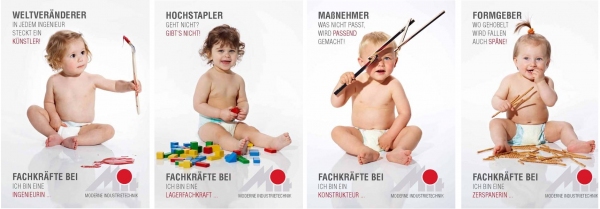 City-Card Kampagne Neue Wege gehen  bei Moderne Industrie Technik