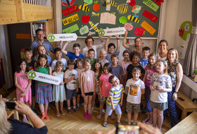 Lizz Görgl an der Praxisvolksschule der PH Steiermark