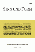 Sinn und Form