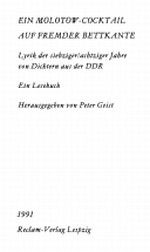 Ein Molotow-Cocktail auf fremder Bettkante